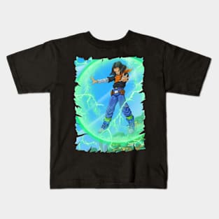 ANDROID 17 MERCH VTG Kids T-Shirt